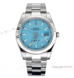 JVS Factory Swiss 3235 Rolex Oyster Datejust II Replica Watch Baby Blue Dial